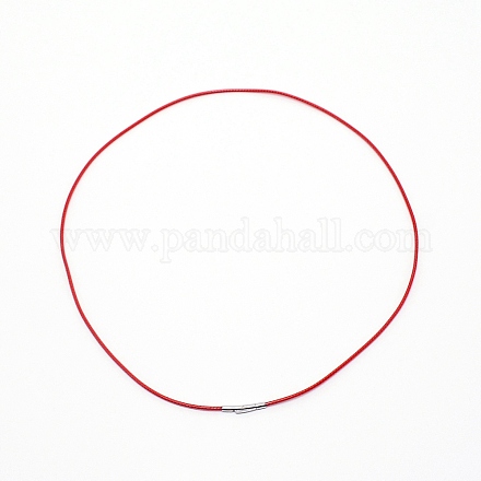 Fabrication de colliers de cordes cirées en polyester MAK-WH0009-05E-02-1