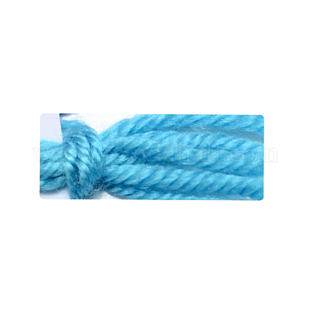 ソフトベビー用毛糸  カシミヤと  アクリル繊維とパン繊維  ブルーdeepsky  2mm  約50グラム/ロール  6のロール/箱 YCOR-R020-17-1