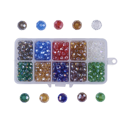 10 perle di vetro colorate EGLA-JP0001-01-8mm-1