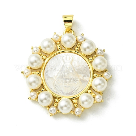 Кулоны из экологически чистой латуни KK-A204-02B-03G-1