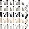 50Pcs 5 Colors Alloy Detachable Cord End Lock Stoppers, Metal Cord Tip Caps Buckle, for Shoelaces Sportswear Accessories, Mixed Color, 19.5x7mm, 10pcs/color