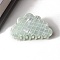 PVC Claw Hair Clips, Cloud, Medium Aquamarine, 85x45x50mm