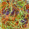 1/2 LB Halloween Shredded Crinkle Paper Filler Bulk Trick or Treat Crinkle Cut Shred Filler Purple Orange Green Candy Basket Soft Paper Filling for Gift Wrapping Packaging Birthday Wedding