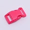 POM Plastic Side Release Buckles, Survival Bracelet Clasps, Deep Pink, 40x23x9mm, Hole: 16x3mm