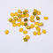 Resin Cabochons, Oval, Gold, 10x8x4mm
