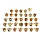Jesus & Virgin Mary Theme Brass Micro Pave Clear Cubic Zirconia Cuff Rings for Women, Oval, with Glue Photographic Paper, Lead Free & Cadmium Free, Long-Lasting Plated, Real 18K Gold Plated, 17.5mm