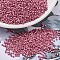 MIYUKI Delica Beads, Cylinder, Japanese Seed Beads, 11/0, (DB1840F) Duracoat Galvanized Matte Hot Pink, 1.3x1.6mm, Hole: 0.8mm, about 10000pcs/bag, 50g/bag