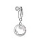 304 Stainless Steel Pave Clear Cubic Zirconia Clip on Belly Rings, Stainless Steel Color, Moon with Sun, 37mm
