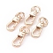 Alloy Swivel Clasps, Swivel Snap Hook, Golden, 31.5x12.5x6mm, Hole: 4.5x8.5mm