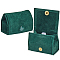 1Pc Arch Velvet Jewelry Storage Boxes, Portable Travel Case with Snap Clasp, for Ring Earring Holder, Gift for Women, Dark Green, 3.1x6.2x4.1cm