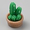 Cactus Miniature Ornaments, Micro Landscape Home Dollhouse Accessories, Pretending Prop Decorations, Camel, 19x26.5mm