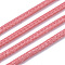 Korean Waxed Polyester Cords, for Jewelry Making, Light Coral, 2mm, about 10m/roll