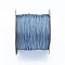 Eco-Friendly Dyed Nylon Threads, String Threads Cords, Steel Blue, 0.8mm, about 120.30 Yards(100m)/Roll