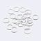 925 Sterling Silver Soldered Closed Jump Rings, Round, Silver, 22 Gauge, 5x0.6mm, Inner Diameter: 3.5mm, about 210pcs/10g