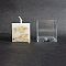 Candle Plastic Molds, for Making Scented Candles, Clear, Rectangle, 60x60x69mm