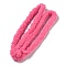 Polyester Plush Sticks, Chenille Stems, Pipe Cleaner for Doll Making, Deep Pink, 1400x17mm