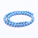 Synthetic Turquoise Beads Strands G-F531-8mm-J03-2