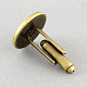 Brass Cuff Settings KK-S132-18mm-KN001AB-3