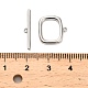 Латуни Переключить застежками KK-L229-011P-4