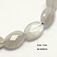 Natural Grey Moonstone Beads Strands G-G214-8x12mm-17-1