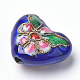 Handmade Cloisonne Beads X-CLB-S006-08-3
