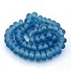 Handmade Frosted Lampwork Beads Strands LAMP-J063-02-2