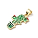 Латунь эмаль подвески FIND-I054-01D-G-2
