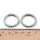 304 Stainless Steel Split Key Rings STAS-Q314-01A-P-3