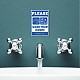 Waterproof PVC Warning Sign Stickers DIY-WH0237-007-6