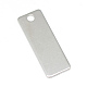 304 Stainless Steel Stamping Blank Tag Pendants X-STAS-T008-119-1