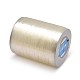 韓国の平らな弾性結晶ストリング  弾性ビーズ糸  ストレッチブレスレット作り用  透明  1mm  約1093.61ヤード（1000m）/ロール EW-D005-B-3