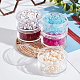 BENECREAT 15G/15ML Stackable Round Plastic Containers 5 Column(5 Layer/Column) Bead Storage Jars for Beads CON-BC0005-03-5