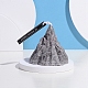 パラフィンキャンドル  氷山の形をした無煙キャンドル  結婚式のための装飾  パーティーとクリスマス  ライトグレー  73x77x73mm DIY-D027-04C-3