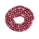 Chapelets de perles en rhodonite naturelle&nbsp;G-P553-G06-02-3