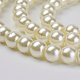 Hebras de perlas de vidrio teñidas ecológicas HY-A008-6mm-RB003-3