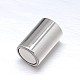 304 Stainless Steel Magnetic Clasps with Glue-in Ends STAS-M200-D-01-3
