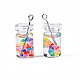 Glass Bottle Pendants CRES-N017-02-5