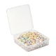 150Pcs 5 Colors Transparent Acrylic Beads X1-TACR-LS0001-09-7