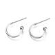 304 Stainless Steel Earring Hooks STAS-K211-01P-1