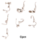 SUNNYCLUE Brass/Iron Clip-on Earring Findings KK-SC0001-05-2