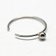 40Pcs Personalized Trendsetter's 316L Surgical Stainless Steel Hoop Nose Rings AJEW-O005-10-1