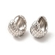 Круглые серьги-кольца из латуни с реечным покрытием для женщин EJEW-H091-40P-1