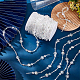 Benecreat 66 piedino catena di fiori in cristallo acrilico ab catena di perline decorazione prisma catena di perline lampadario è adatto per la decorazione della festa nuziale DIY-WH0304-485-4