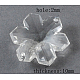 Transparent Clear Acrylic Faceted Flower Links X-TACR-82820-2