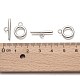 Застежка тоггл из сплава TIBE-EA774Y-P-RS-2