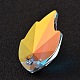 Austrian Crystal Leaf Pendants for DIY Handmade Jewelry Earrings Findings Design X-6735-32X20MM-AB-2