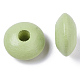 Perles en bois de hêtre naturel teint WOOD-T015-43I-3