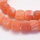 Natural Agate Beads Strands G-G705-10mm-09-3