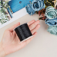 CHGCRAFT 170yards Korean Waxed Polyester Cord 1mm Environmental Braided Wax Coated Black Beading String Thread for DIY Bracelets Necklace Jewelry Making YC-CA0001-01-5