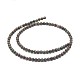 Brins de perles de préhnite africaines naturelles G-F674-13-4mm-2